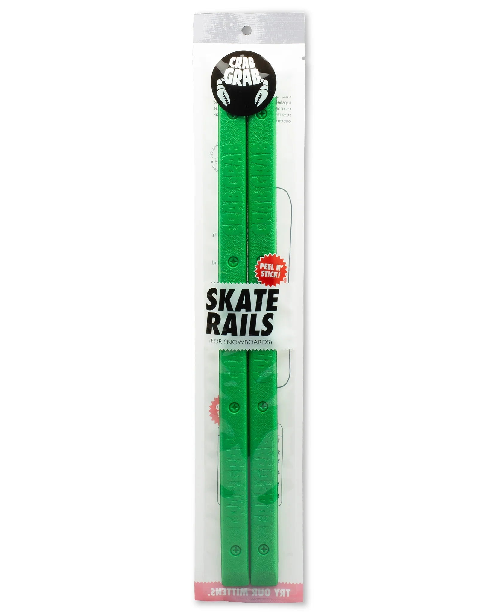 Crab Grab Skate Rails Stomp Pad - Green - Switch Skate & Snow