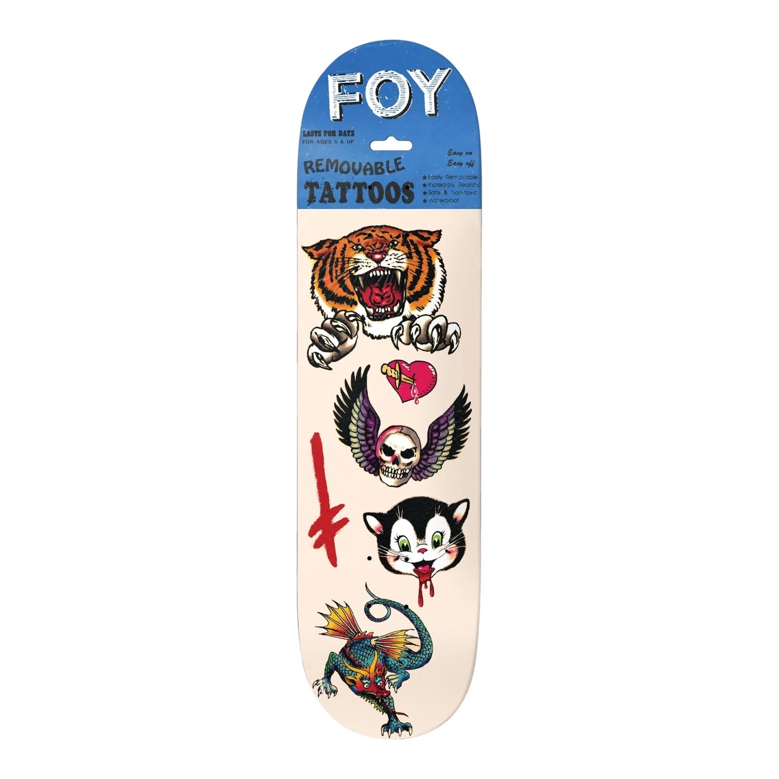 Deathwish Foy Tattoos Deck - 8.38 - Switch Skate & Snow