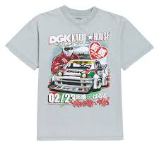 DGK Kaido House Raceway T-Shirt - Vintage Grey - Switch Skate & Snow