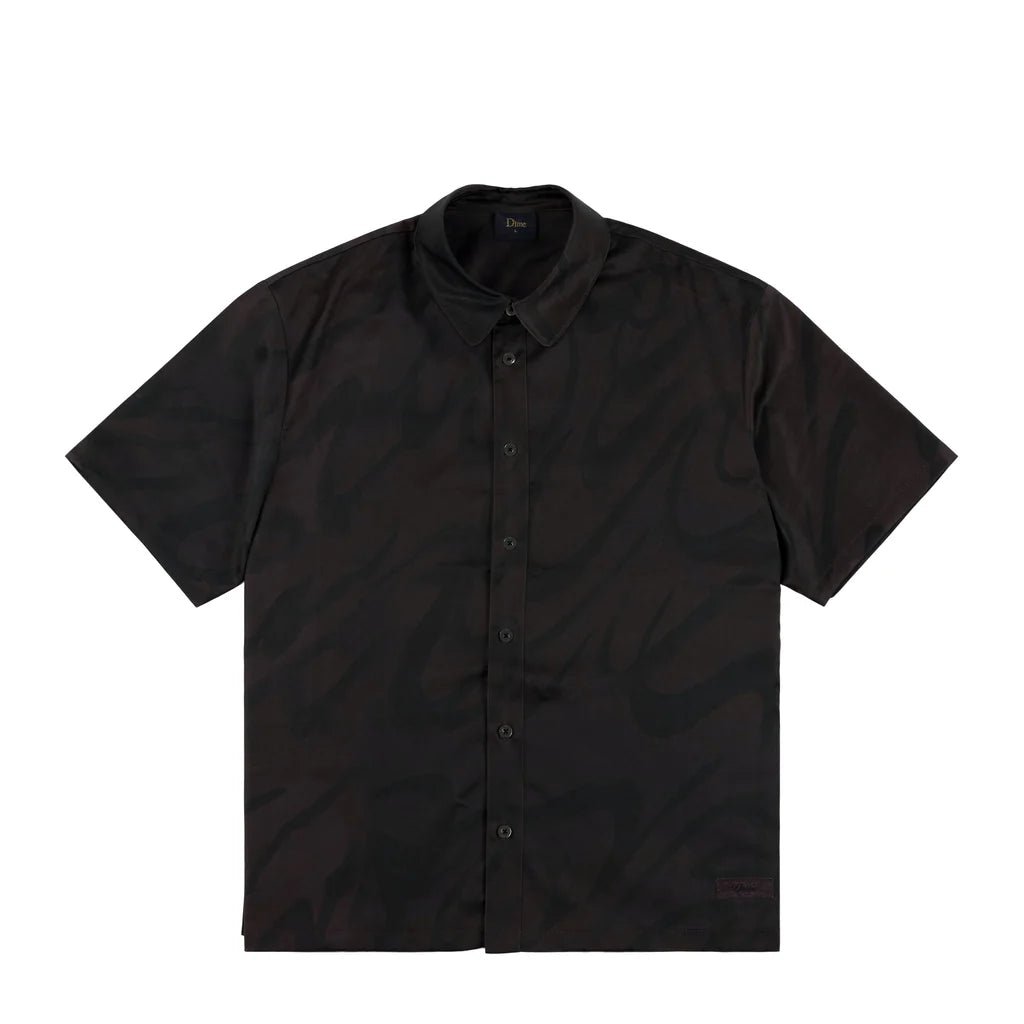 Dime Chilling Satin Shirt - Black - Switch Skate & Snow