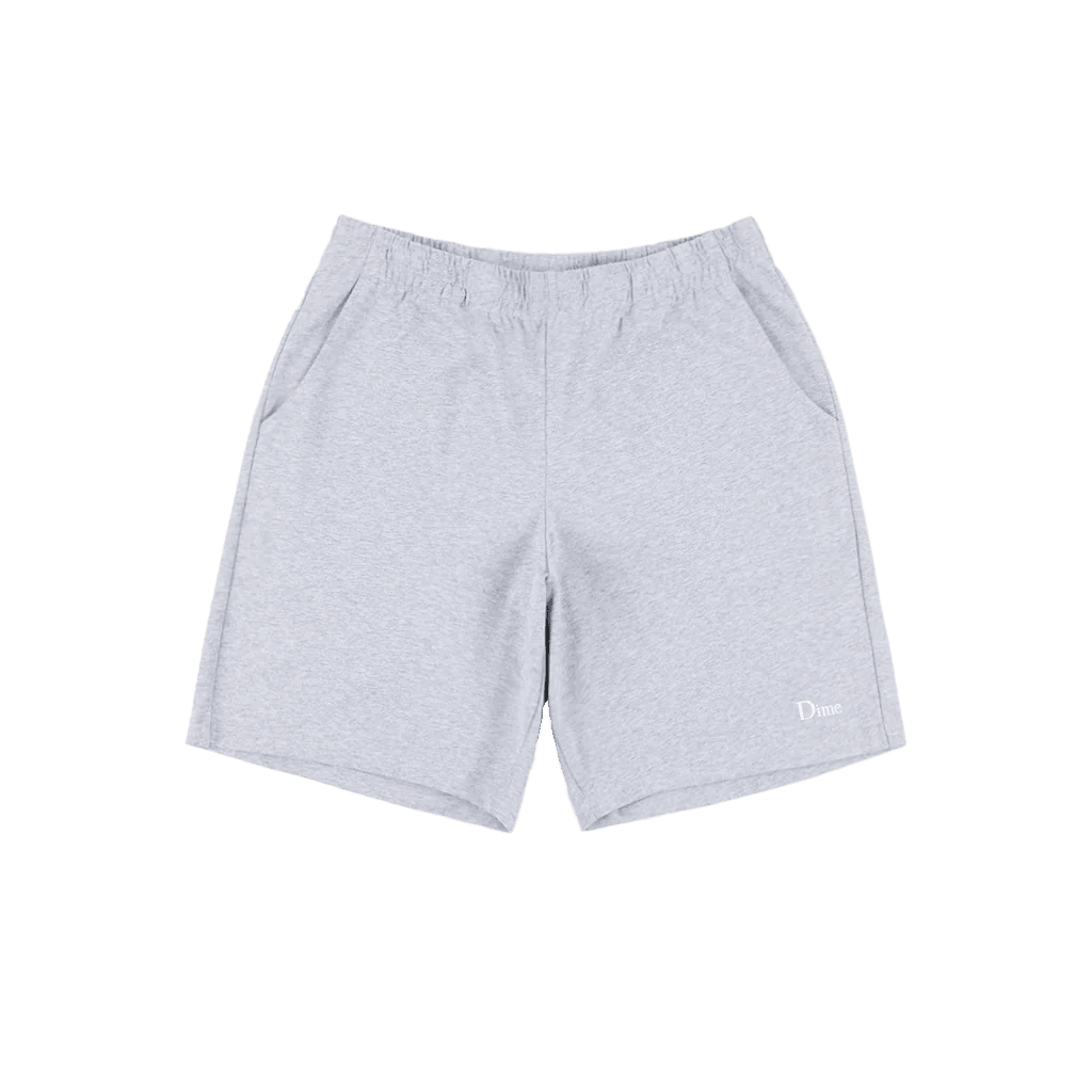 Dime Classic Jersey Sweatshorts - Heather Gray - Switch Skate & Snow