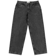 Dime Classic Relaxed Denim Pants - Faded Black - Switch Skate & Snow