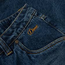 Dime Classic Relaxed Denim Pants - Faded Indigo - Switch Skate & Snow