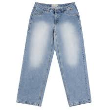 Dime Classic Relaxed Denim Pants - Sandblasted Blue - Switch Skate & Snow
