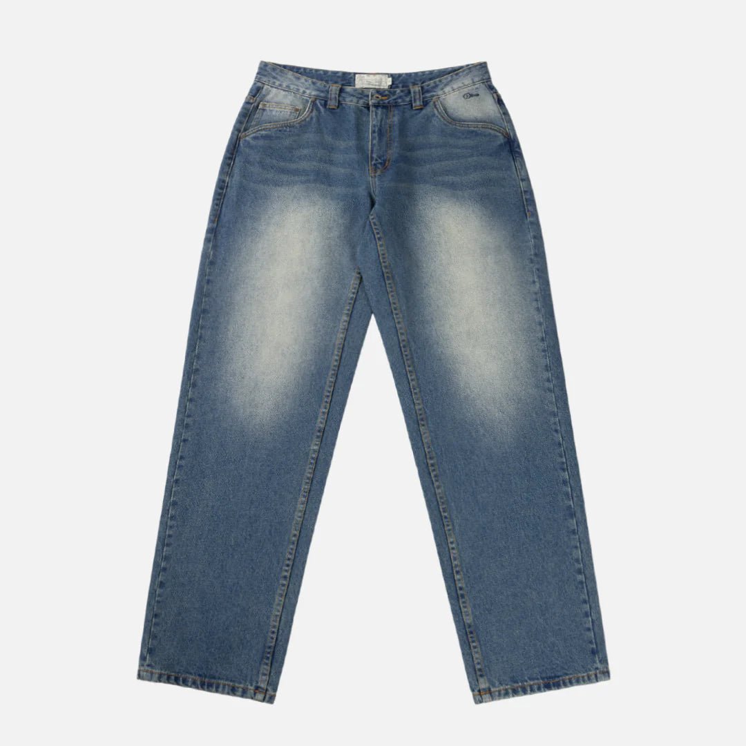 Dime Classic Relaxed Denim Pants - Sandblasted Indigo - Switch Skate & Snow