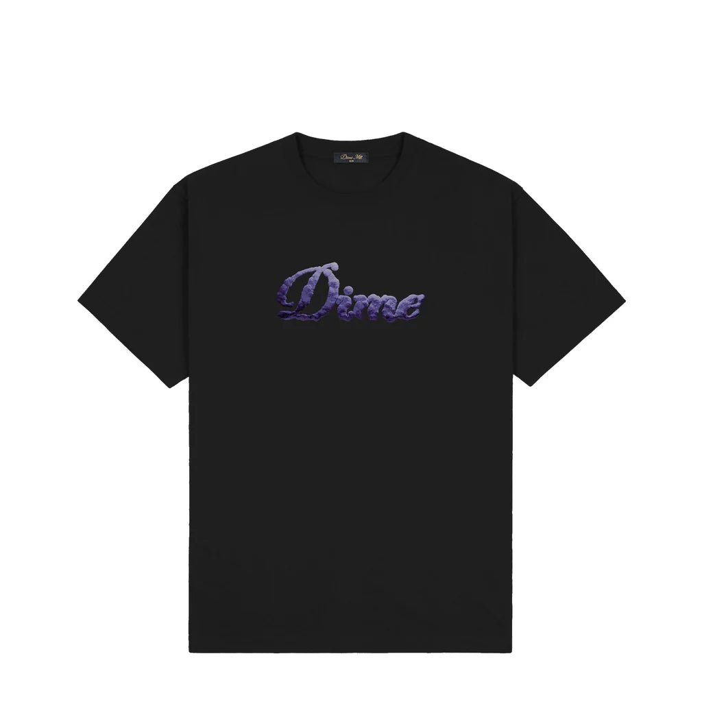 Dime Cursive Cloud T-Shirt - Black - Switch Skate & Snow