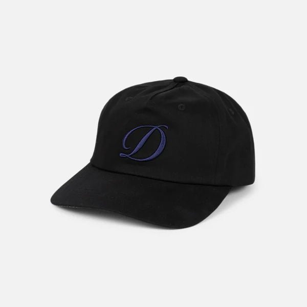 Dime Cursive D Workers Cap - Black - Switch Skate & Snow