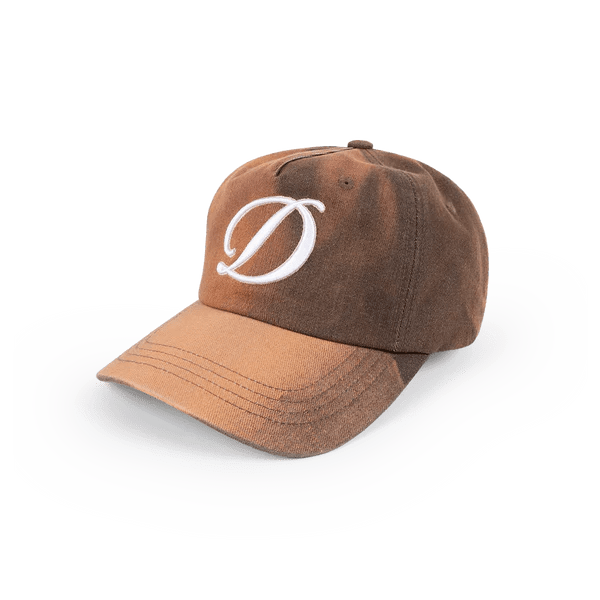 Dime Cursive Denim Worker Cap - Brown Washed - Switch Skate & Snow