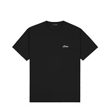 Dime Cursive Small Logo T-Shirt - Black - Switch Skate & Snow
