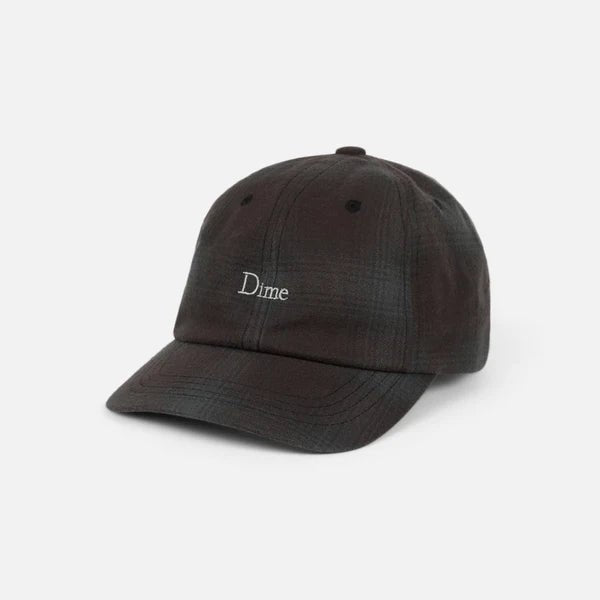 Dime Flannel Low Pro Cap - Bordeaux - Switch Skate & Snow
