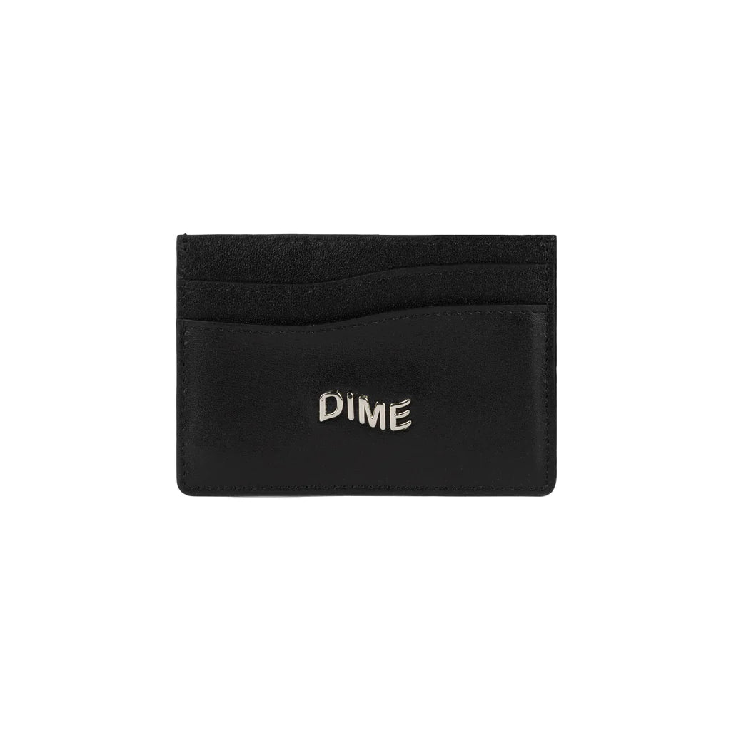 Dime Leather Card Holder - Black - Switch Skate & Snow