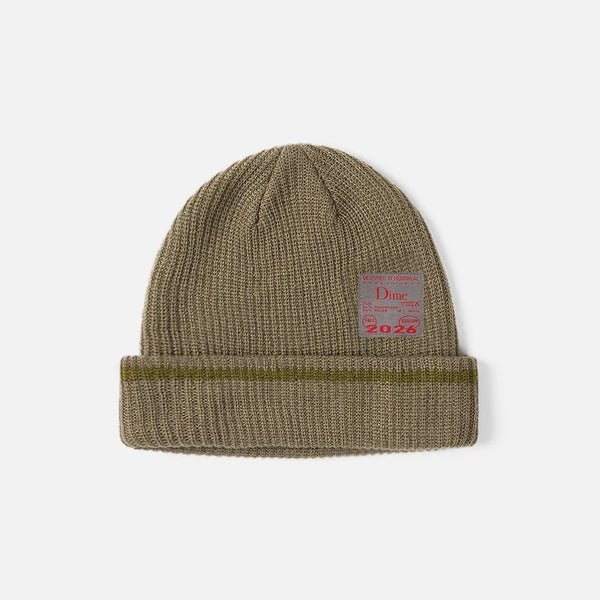 Dime Military Beanie - Taupe - Switch Skate & Snow