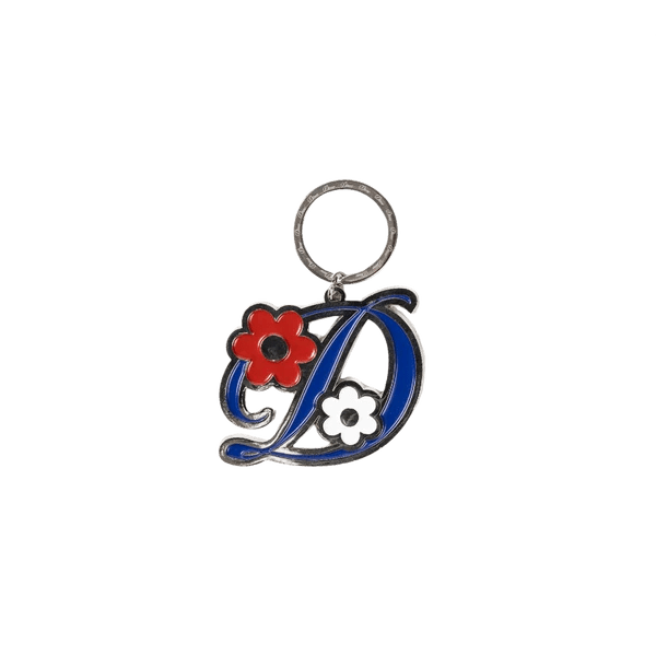 Dime Oversized Floral Keychain - Silver - Switch Skate & Snow