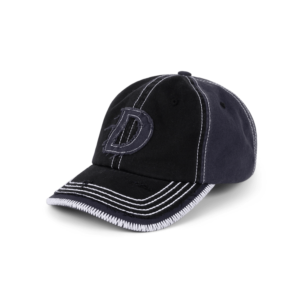 Dime Wavy D Low Pro Cap - Black - Switch Skate & Snow
