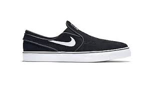 Nike SB Janoski OG+ Slip Shoes - Black/White-Black