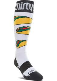 ThirtyTwo TM Coolmax Socks Green/Black – full length