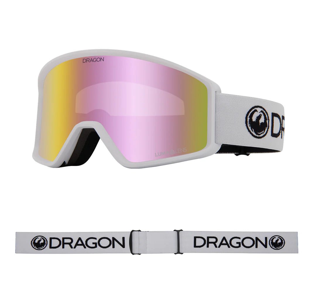 Dragon 2026 DXT OTG 2 Goggle - White/LL Pink Ion - Switch Skate & Snow