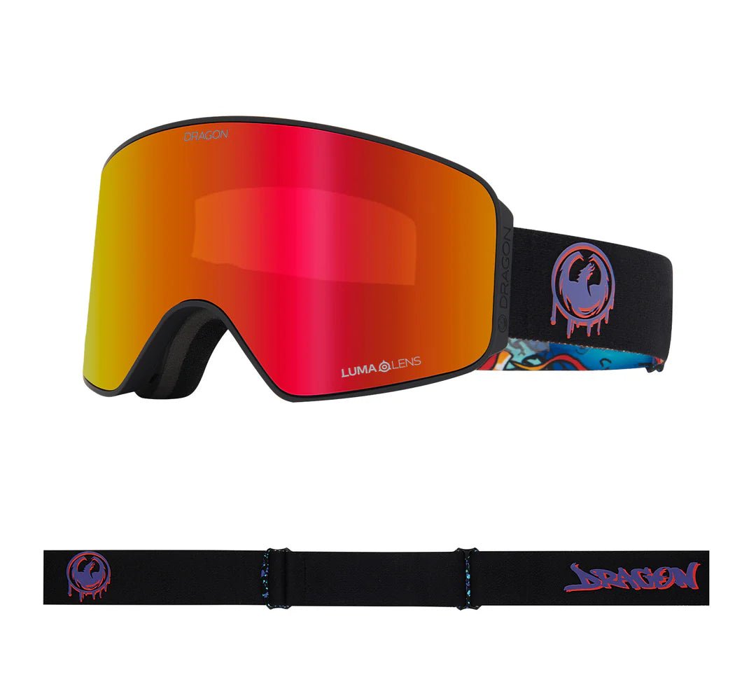 Dragon 2026 NFX Mag OTG Goggle - Rattled/LL Red Ion + LL Amber - Switch Skate & Snow