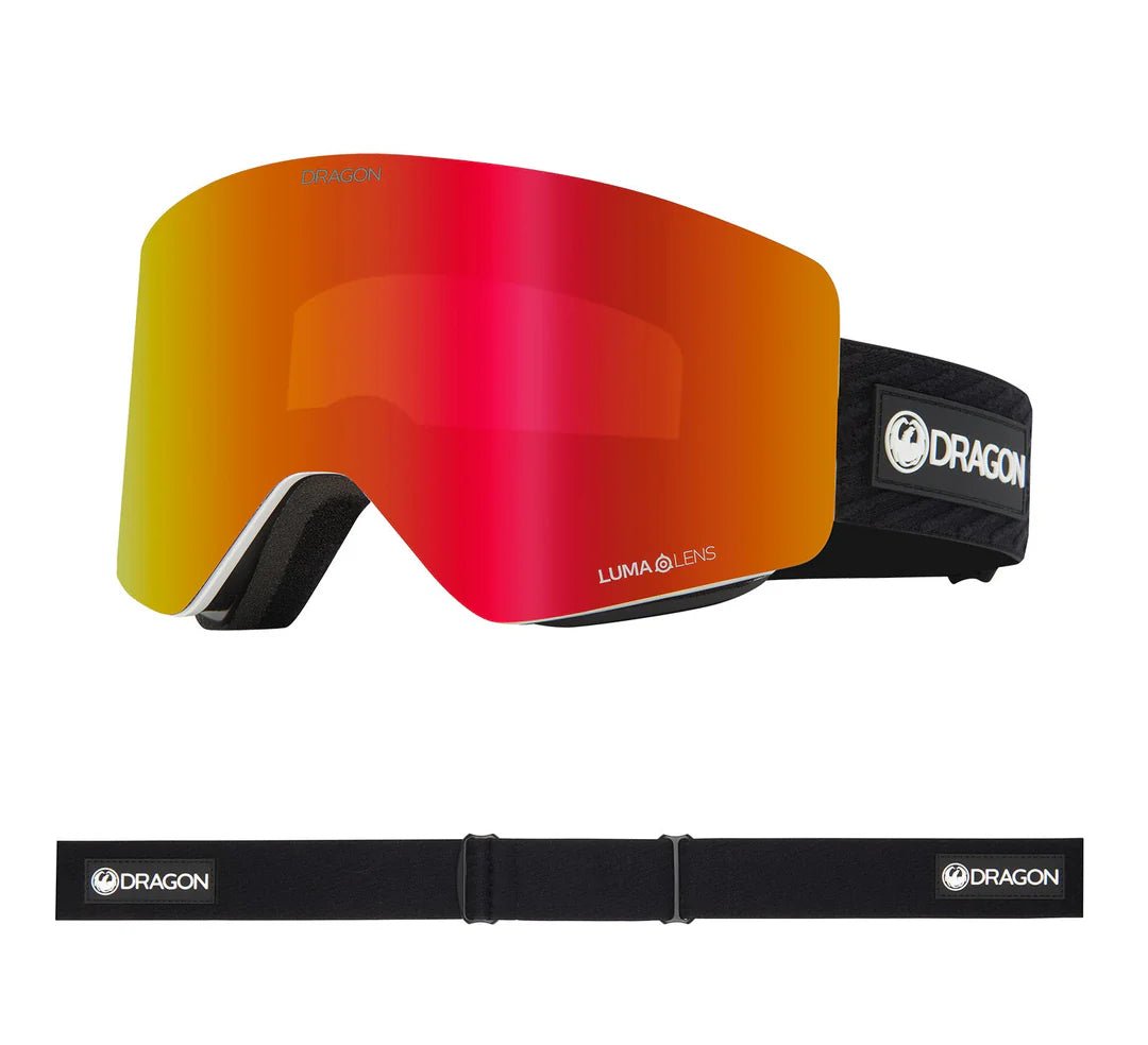 Dragon 2026 R1 OTG Goggle - Icon/LL Red Ion + LL LT Rose - Switch Skate & Snow