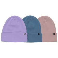686 Standard Roll Up Beanie 3 Pack - Dusty Pastal