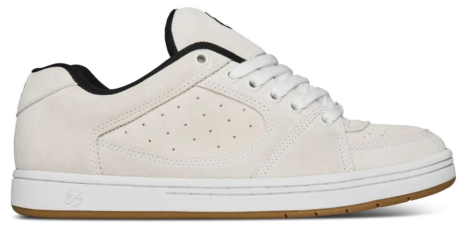 Es Accel Shoes - White/Black-White - Switch Skate & Snow