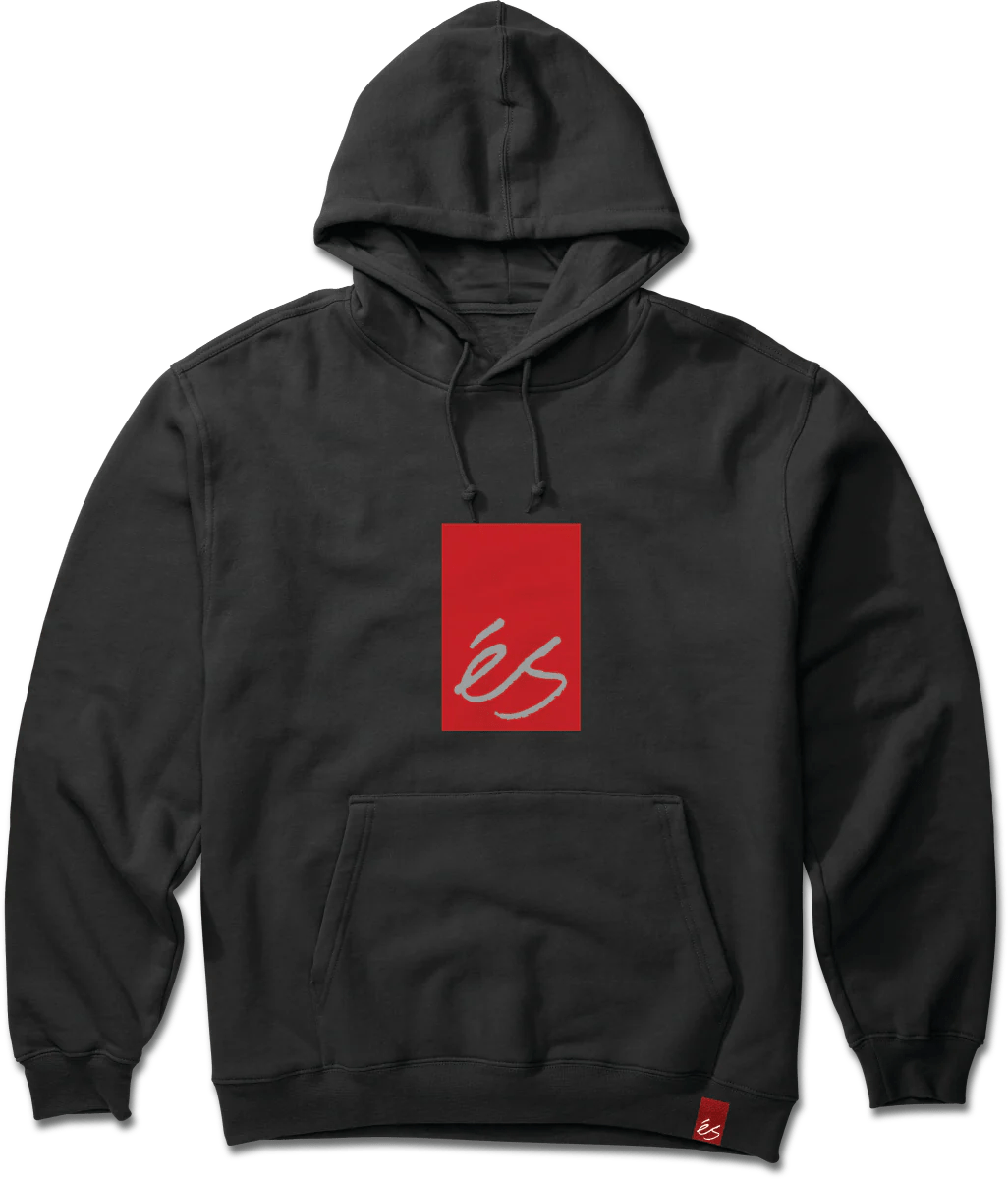 Es Main Block Fleece Hoodie - Black - Switch Skate & Snow