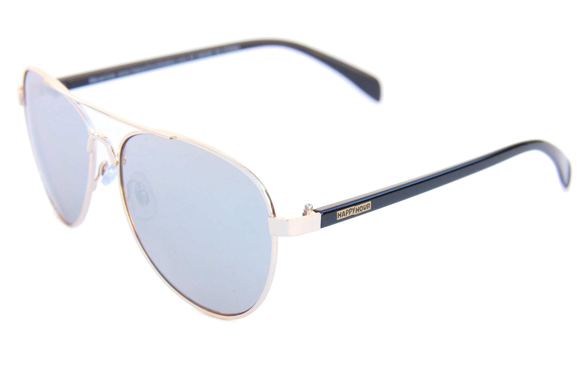 Happy Hour Maverick Ice Man Shades - Black/Gold - Switch Skate & Snow