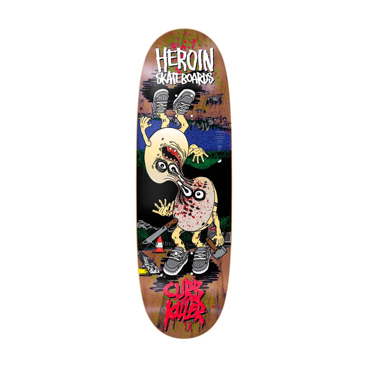 Heroin Curb Killer 9 Merged Deck 10.0 | Switch Skate & Snow