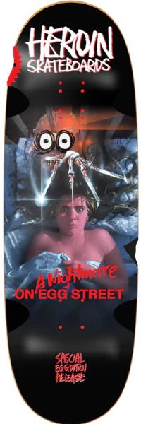 Heroin Nightmare On Egg Street Deck - 9.875 - Switch Skate & Snow
