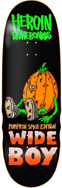 Heroin Pumpkin Spice Wide Boy Deck - 10.75 - Switch Skate & Snow