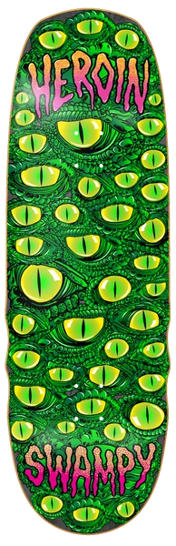 Heroin Swampy Eyes Deck - 10.0 - Switch Skate & Snow