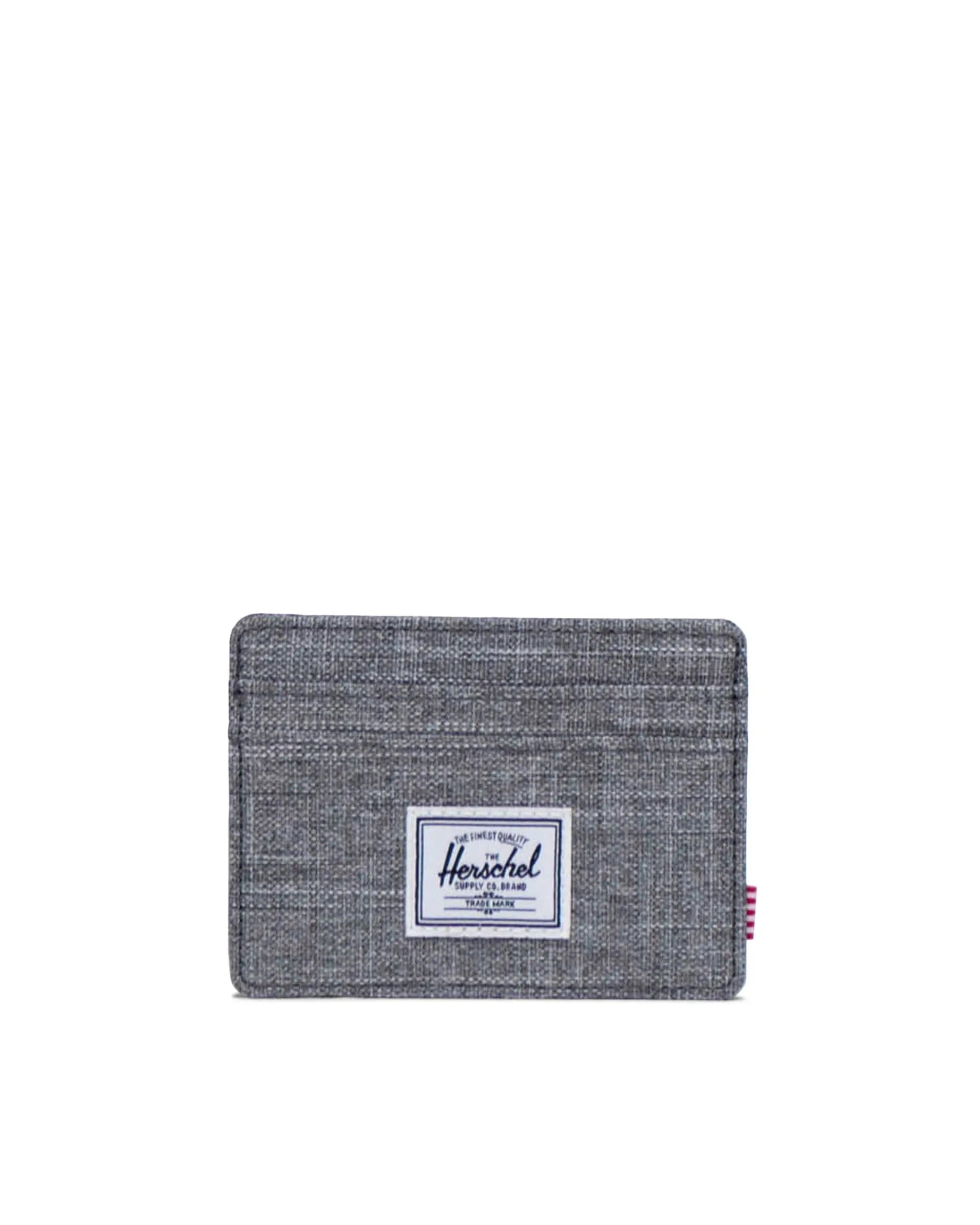 Herschel Charlie Cardholder Wallet - Raven Crosshatch - Switch Skate & Snow