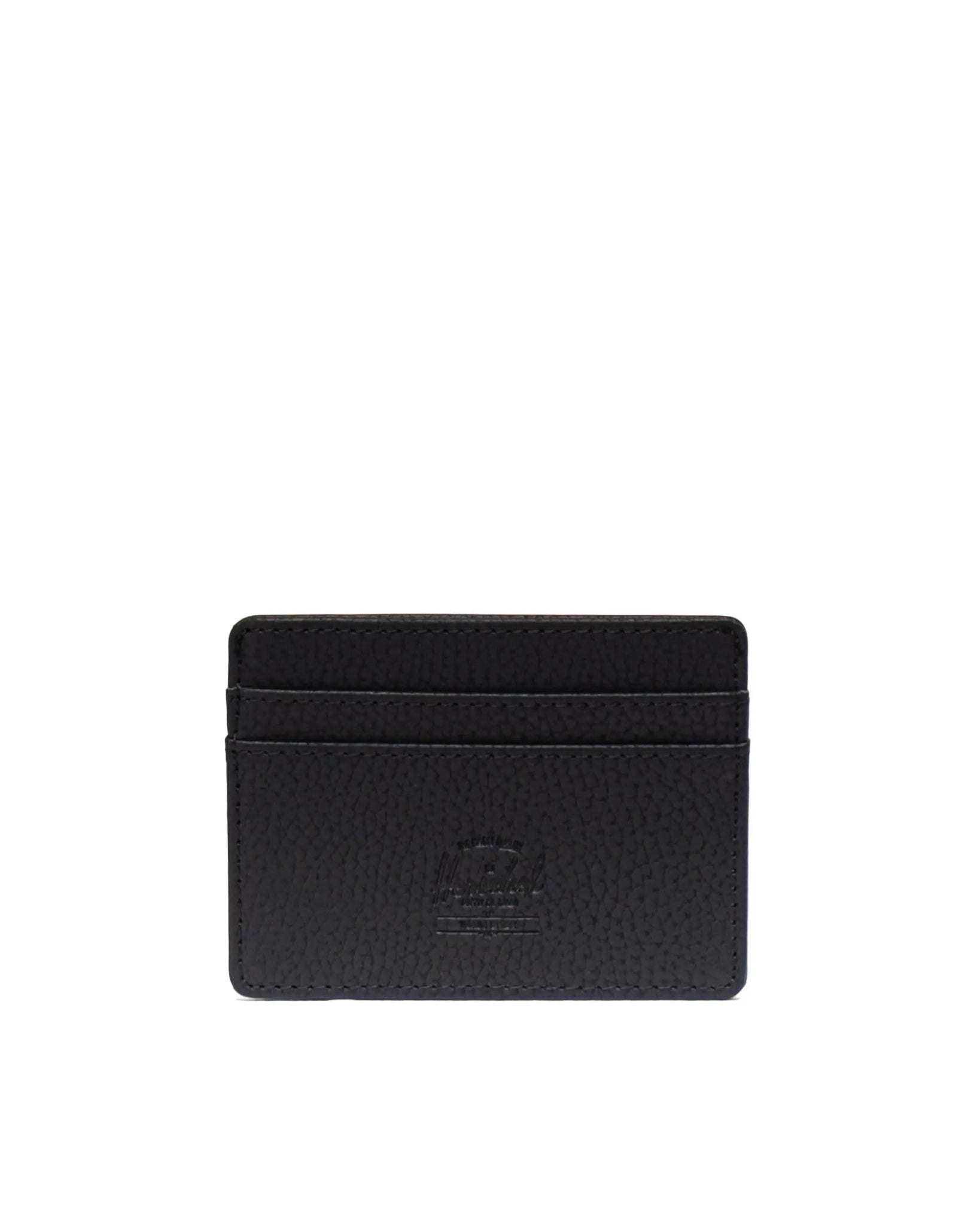 Herschel Charlie Cardholder Wallet - Vegan Leather Black - Switch Skate & Snow