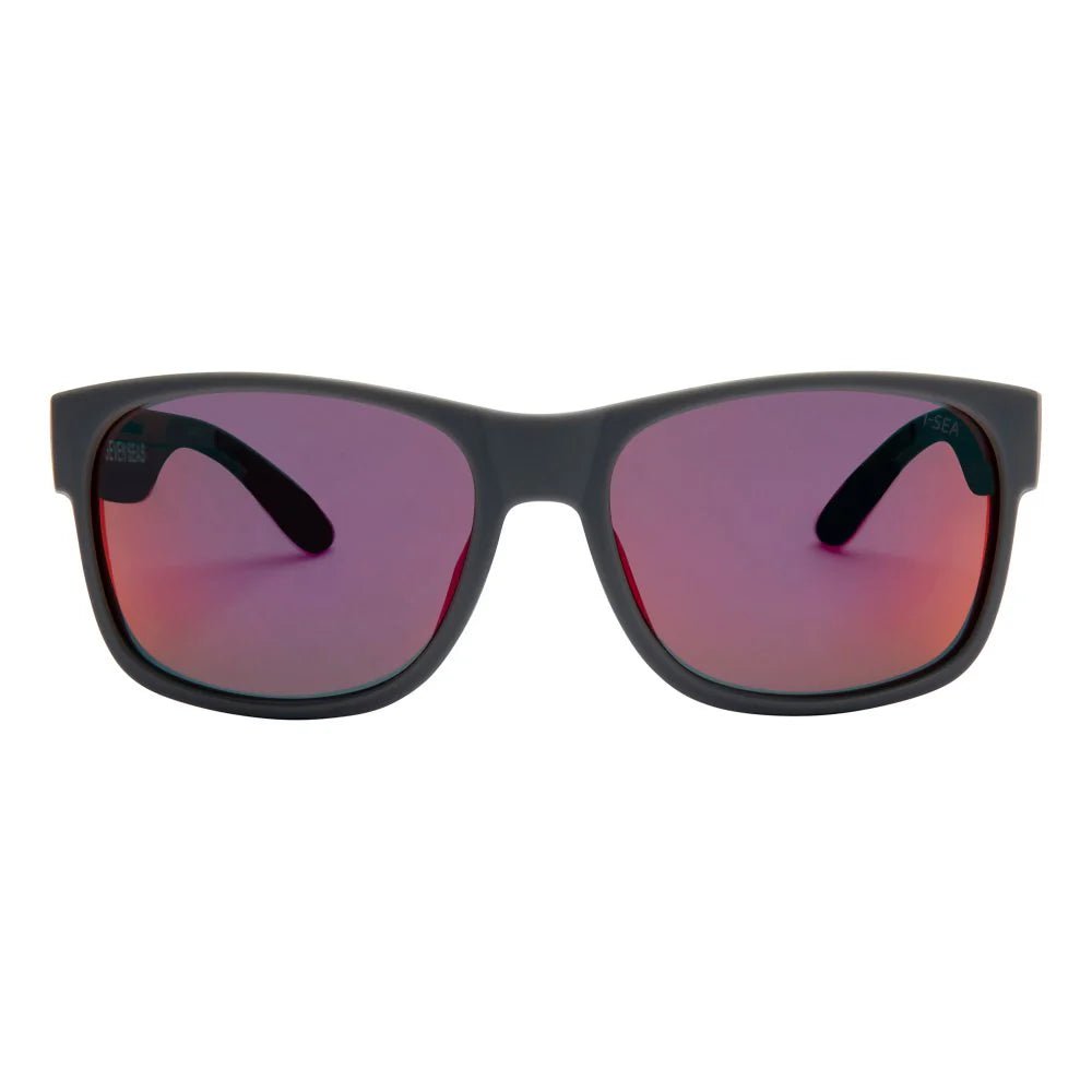 I - Sea Seven Seas Polarized Sunglasses - Matte Grey/Red Mirror - Switch Skate & Snow