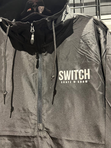 Switch OG Logo Lightweight Windbreaker Anorak Jacket  - Reactive Black