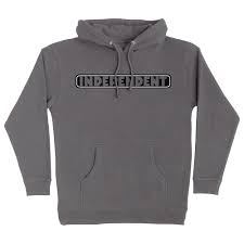 Independent Bar Logo Hoodie - Charcoal - Switch Skate & Snow