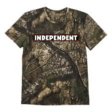 Independent Bar Logo T-Shirt - Realtree APX - Switch Skate & Snow