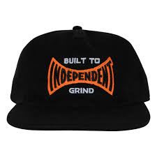 Independent Built To Grind Span Snapback Hat - Black - Switch Skate & Snow