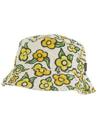 Krooked Flowers Bucket Hat - Natural/Yellow - Switch Skate & Snow