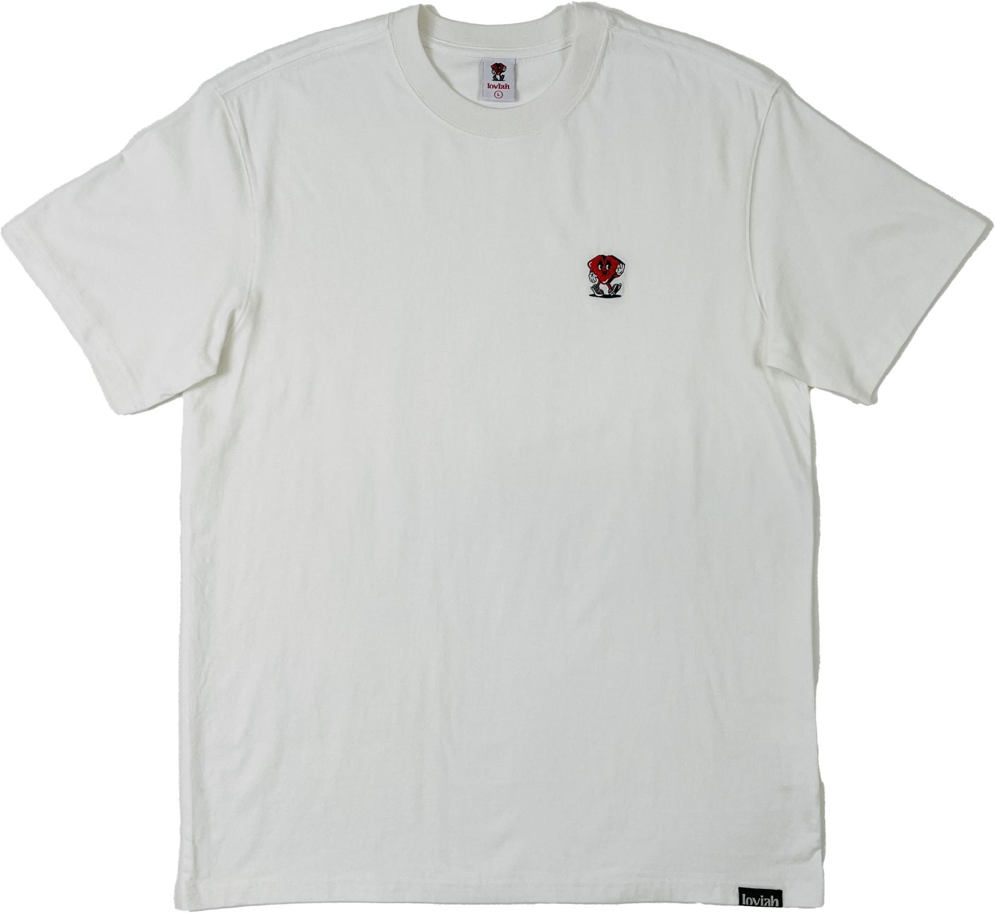 Loviah Heartman T-Shirt - White - Switch Skate & Snow