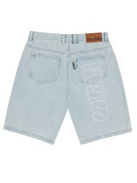 Loviah Jhorts Denim Shorts - White Blue - Switch Skate & Snow