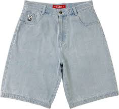 Loviah Jhorts Denim Shorts - White Blue - Switch Skate & Snow