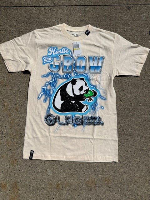 LRG Hustle And Grow T-Shirt - Cream - Switch Skate & Snow