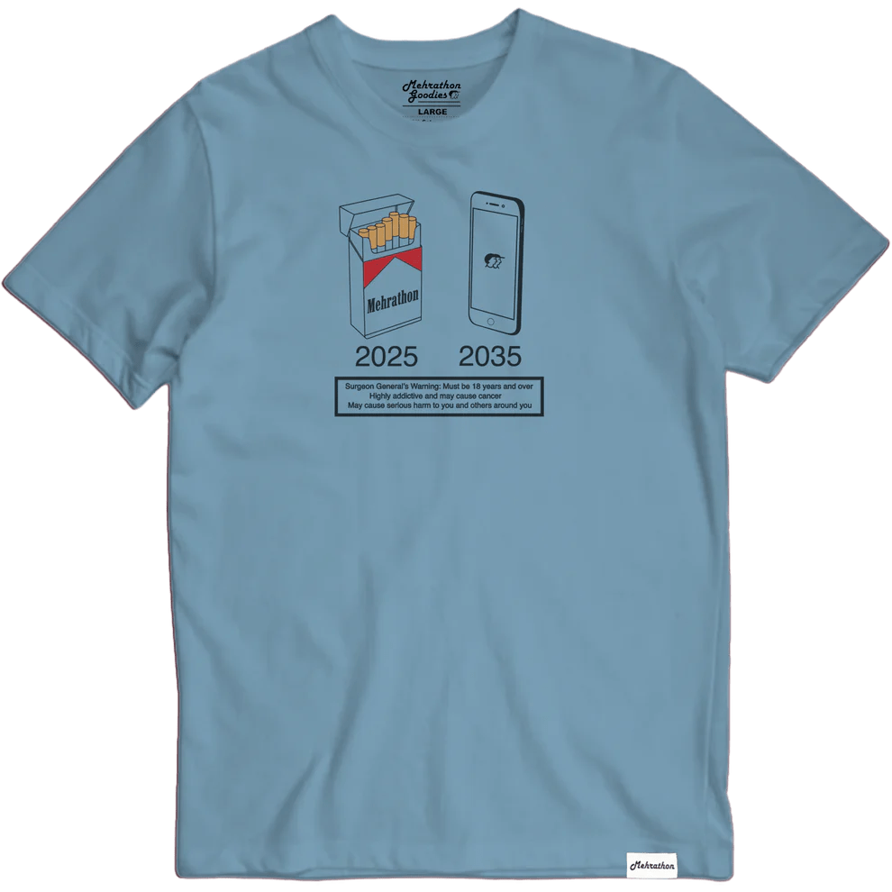 Mehrathon Hindsight T-Shirt - Blue - Switch Skate & Snow