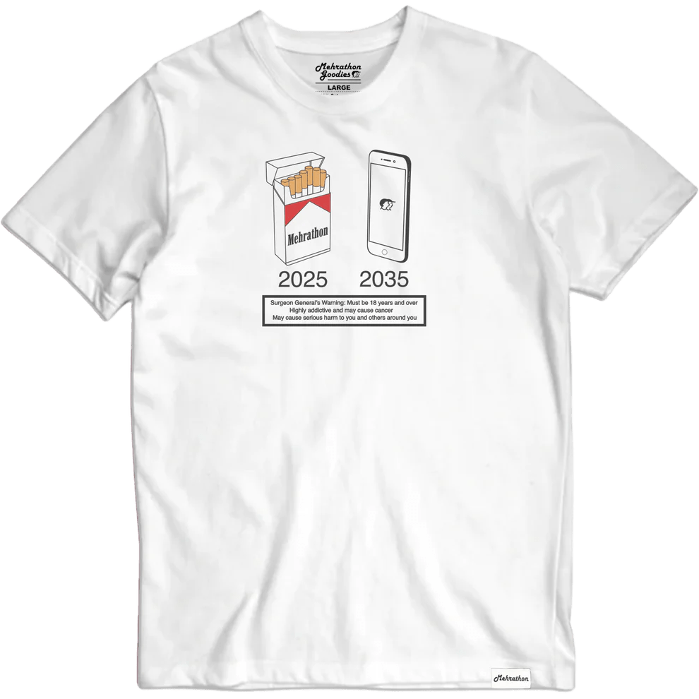 Mehrathon Hindsight T-Shirt - White - Switch Skate & Snow