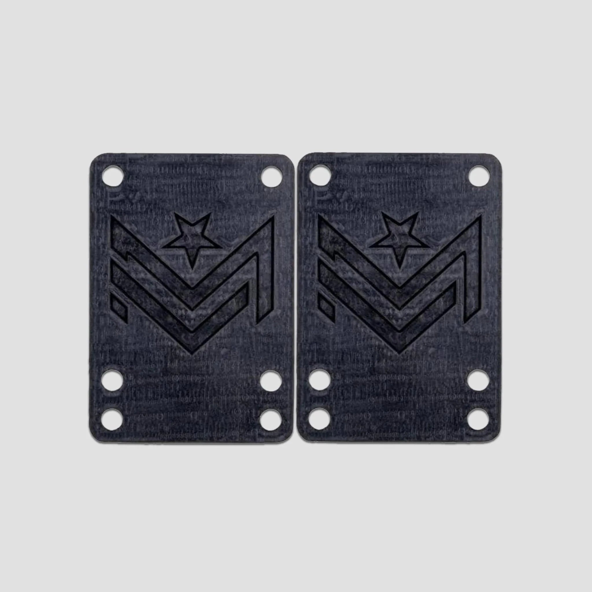 Mini Logo Risers Rubber 2 Pack - 0.10" - Switch Skate & Snow