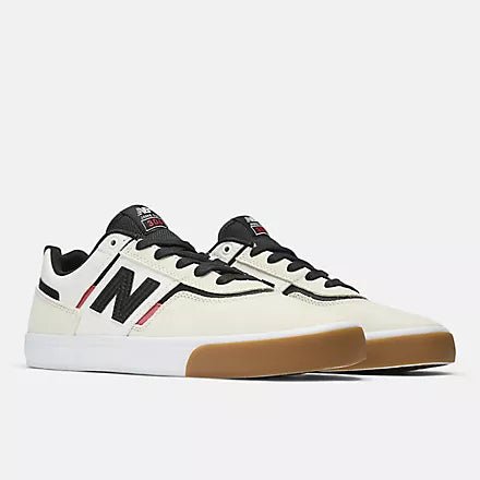 New Balance Numeric Jamie Foy 306 Shoes - White/Black/Red - Switch Skate & Snow