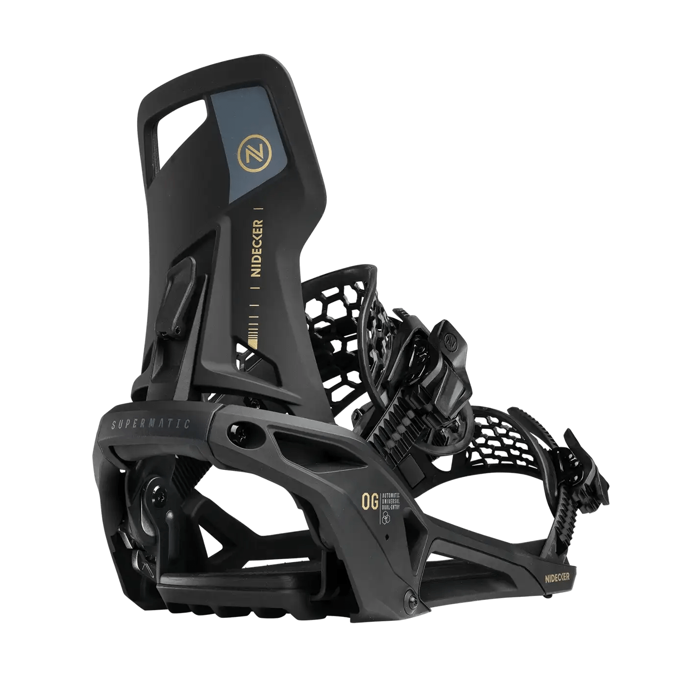 Nidecker OG Supermatic Binding 2026 - Black - Switch Skate & Snow