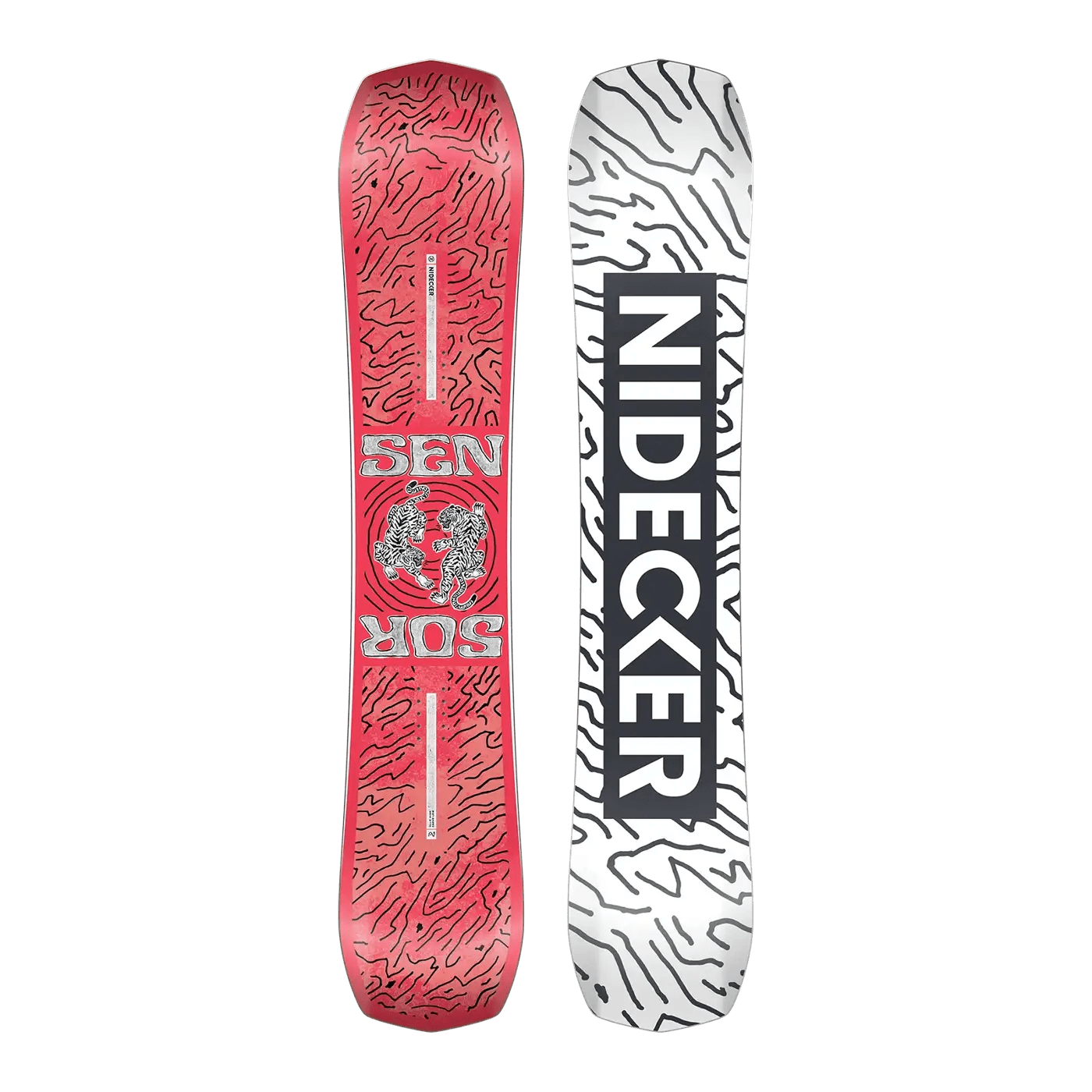 Nidecker Men’s Sensor Snowboard – 153 cm Freestyle Deck