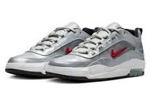 Nike SB Air Max Ishod PRM - Metallic Silver/Varsity Red - Switch Skate & Snow